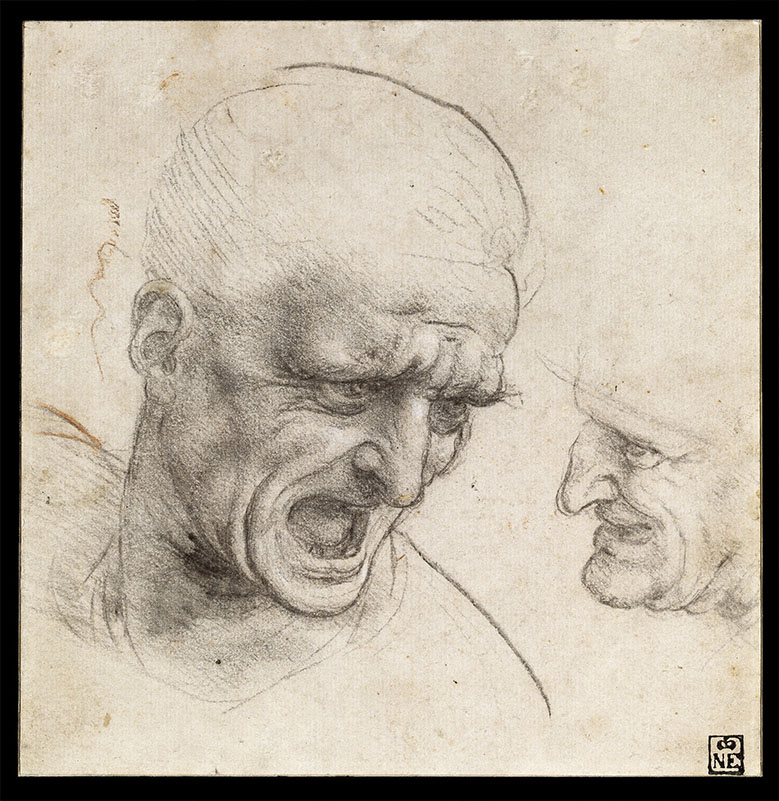 Leonardo da Vinci Study for The Battle of Anghiari